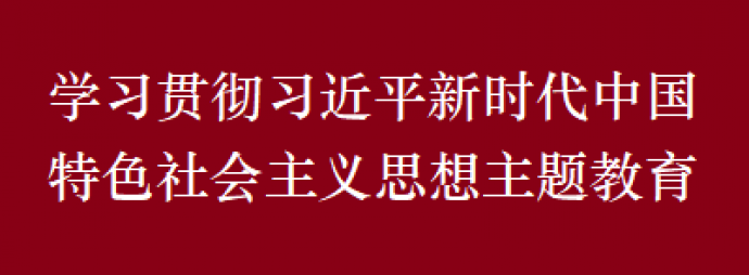 学习贯彻习近平新时代中国特色社会主义思想主题教育