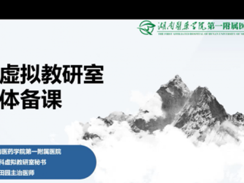 聚焦教学发展——湖南医药学院第一附属医院妇产科学虚拟教研室召开年度工作会议