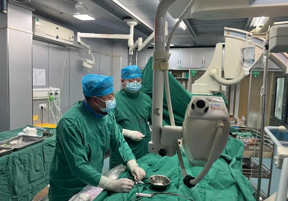 髂压除栓 减容先行|湖南医药学院第一附属医院普外科二病区陈光谱主任团队应用TideFlow Max®抽吸导管为一髂压伴深静脉血栓患者行除栓治疗