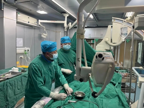 髂压除栓 减容先行|湖南医药学院第一附属医院普外科二病区陈光谱主任团队应用TideFlow Max®抽吸导管为一髂压伴深静脉血栓患者行除栓治疗